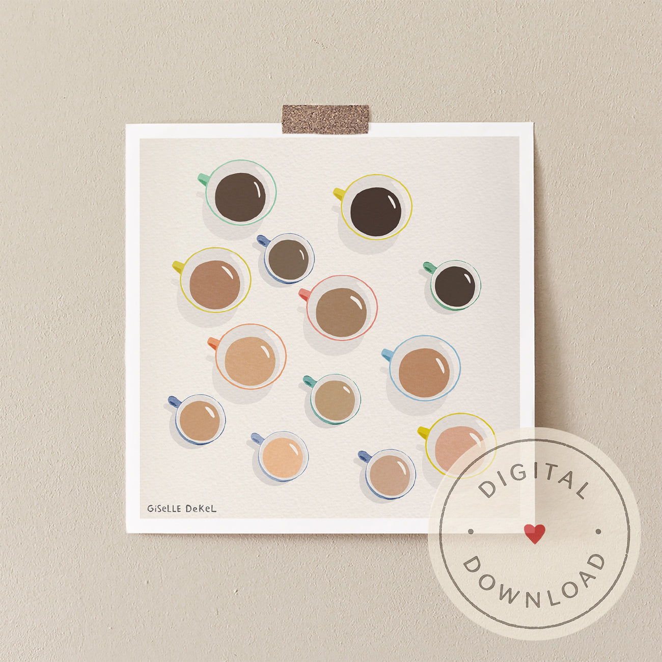 Coffee colors