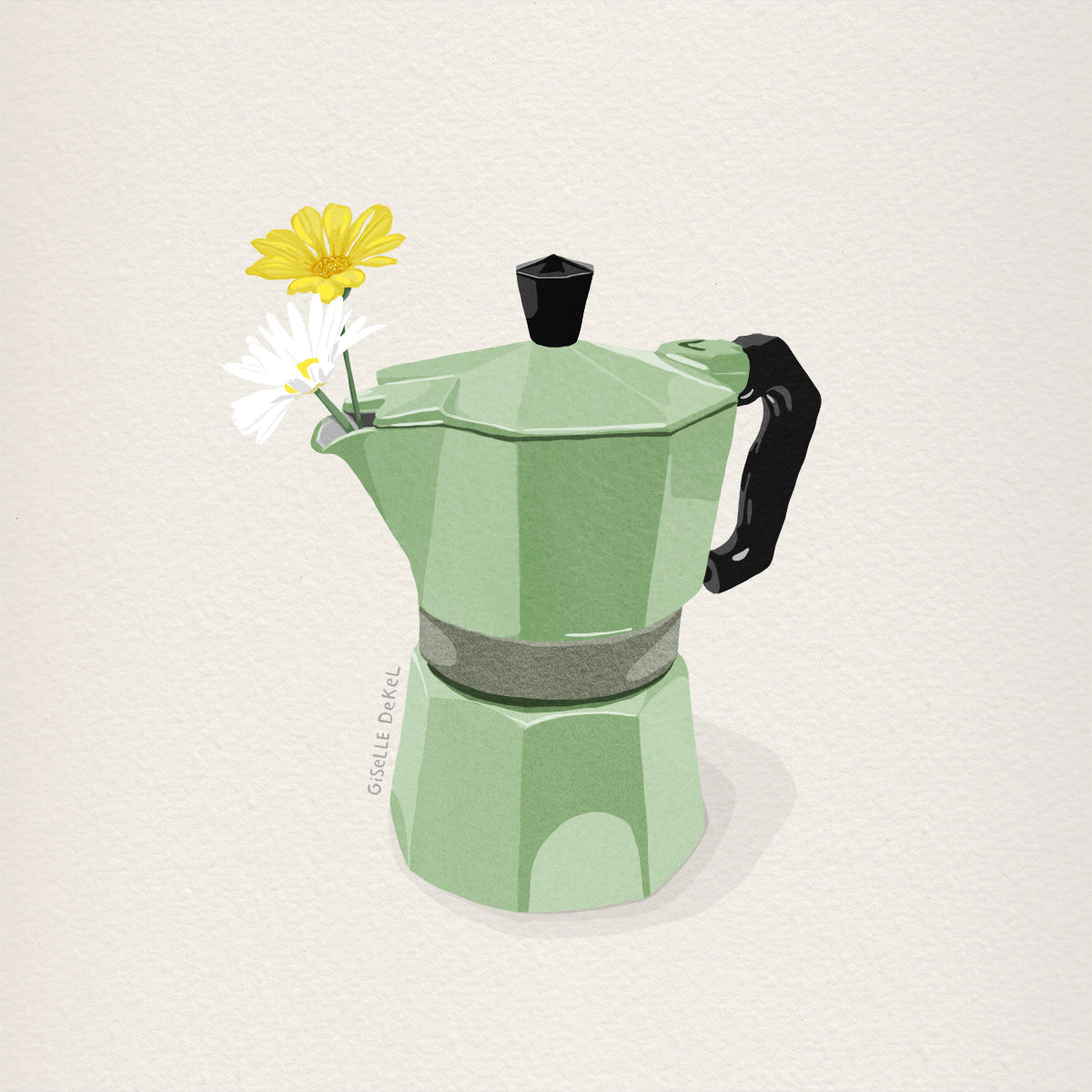 Coffee Flower Pot