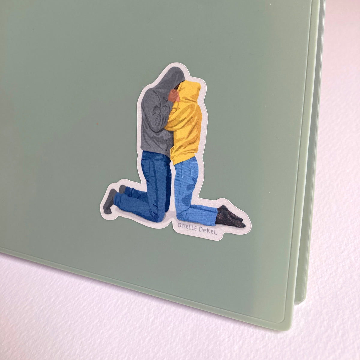 Sticker Hug Real Hoodie Hug Sticker