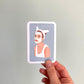 Face Mask Bunny Sticker
