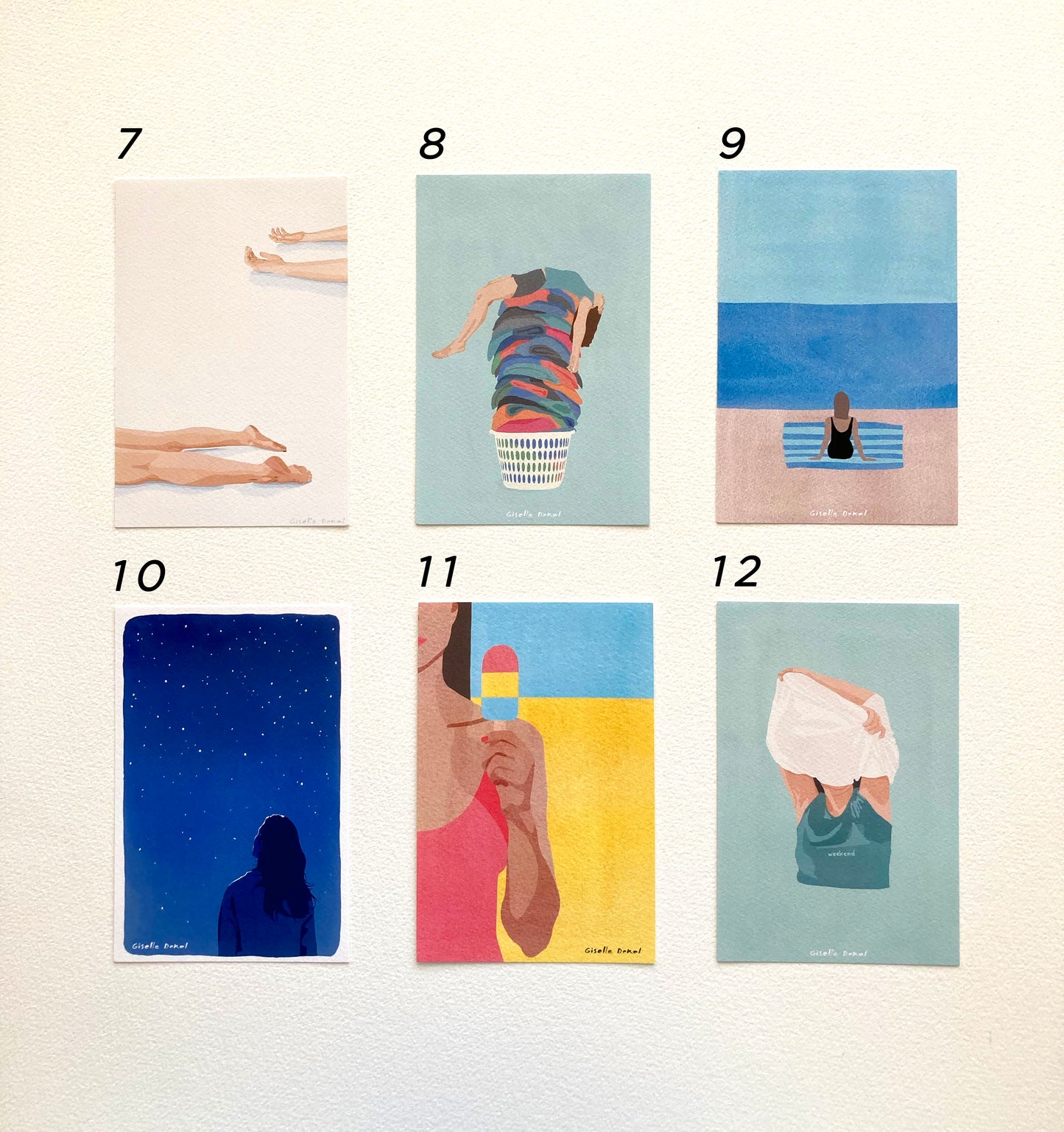 Mini Prints - pack of 6