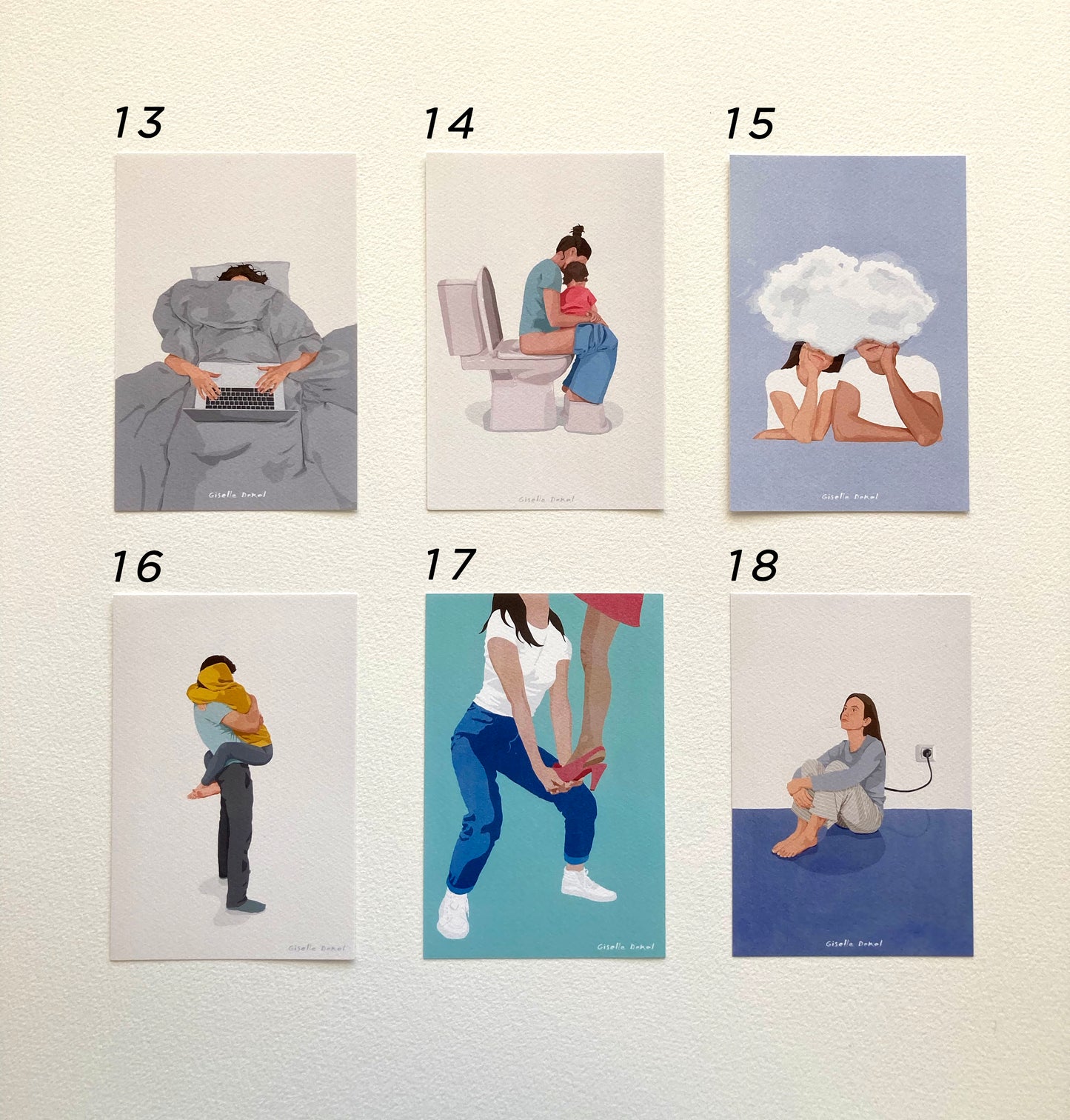 Mini Prints - pack of 6